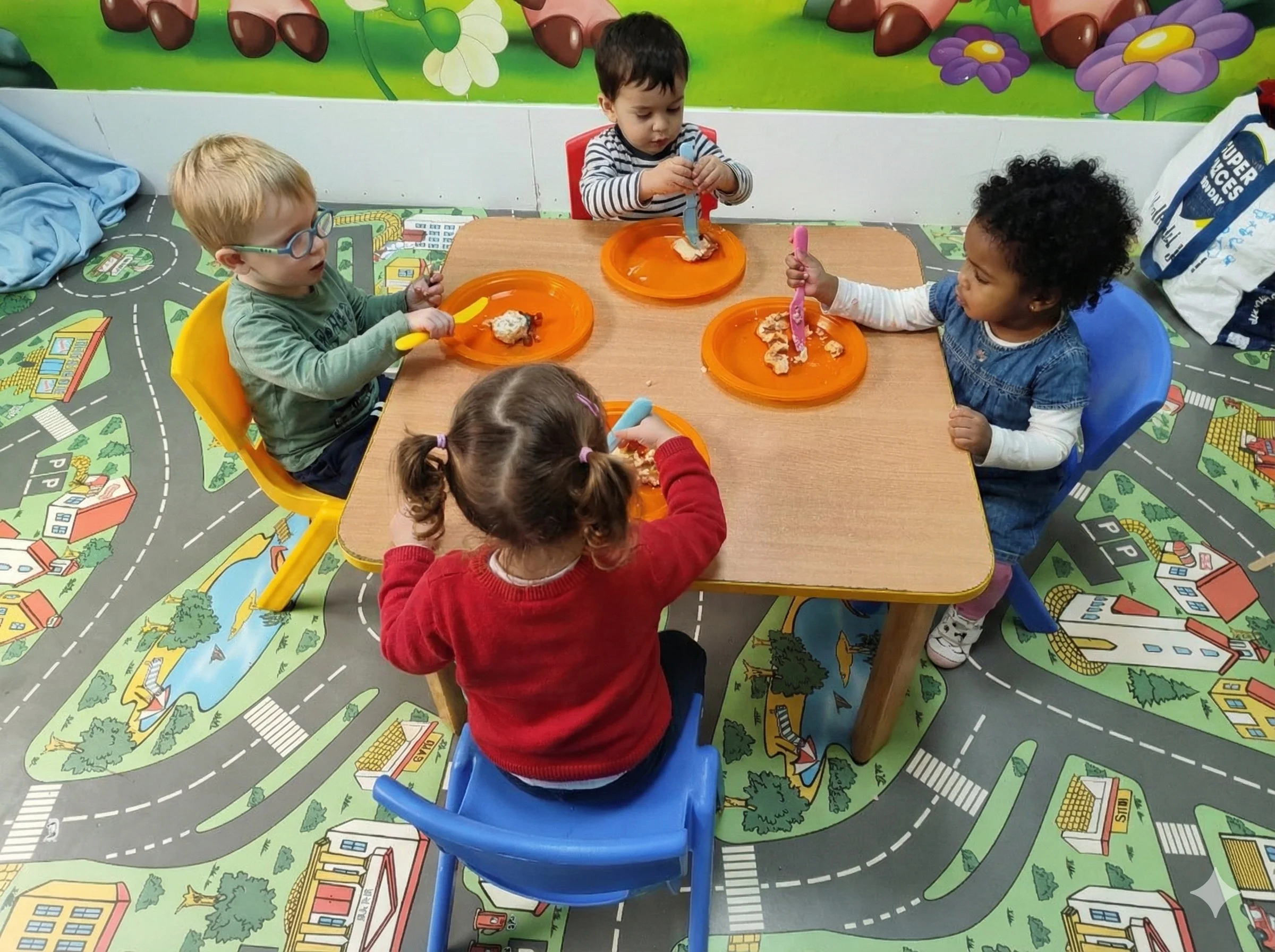 A learning room at San Luigi Childcare